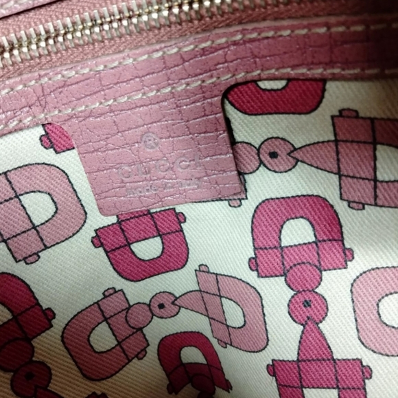 *SOLD* Gucci EUC Monogram Jolicoeur Tote w/Gucci Charm - Picture 5 of 7